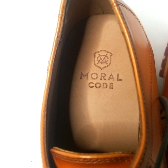Moral Code Mayson Men's Blucher Dress Oxford 10.5 - Picture 6 of 11